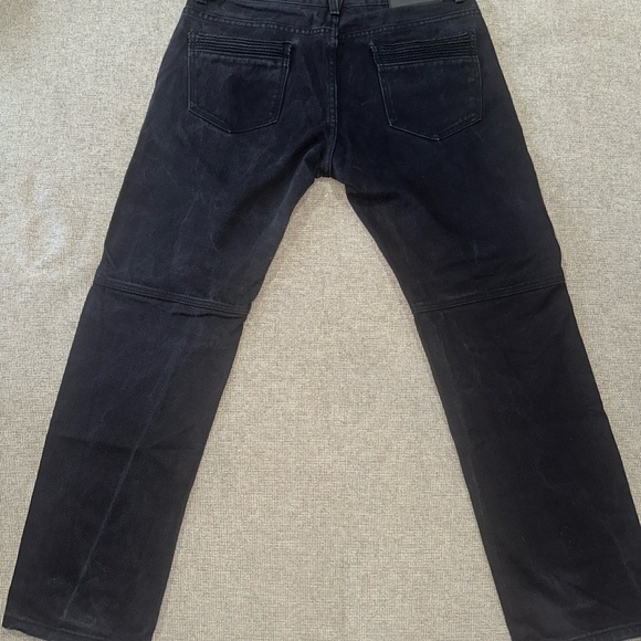 Southpole Distressed Black Jeans RN 82628  Men's 36x32 Y2K VTG, Moto Streetwear - Picture 2 of 7